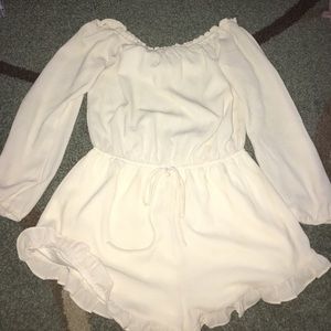 Cream romper